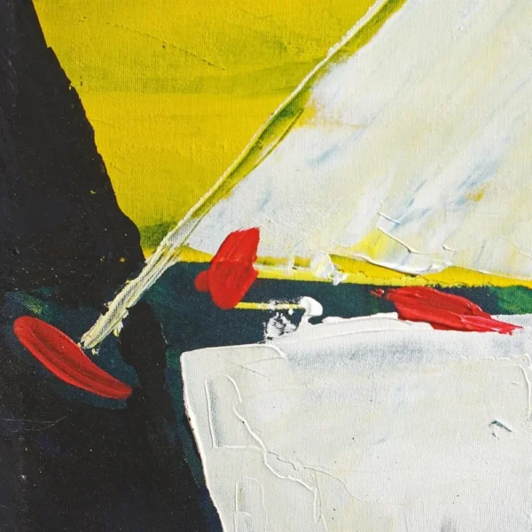 "Flying Dutchman" detail of painting by Svetlana Vuksanovic