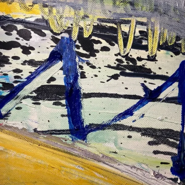 "Hiram's gone" - detail of painting by Svetlana Vuksanovic