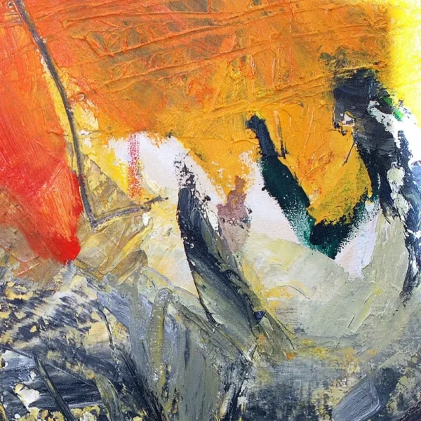"Nameless fears"detail of painting by Svetlana Vuksanovic