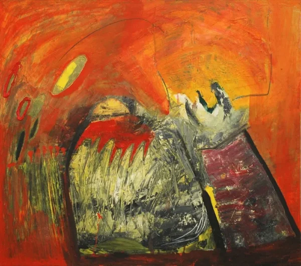 "Nameless fears"painting by Svetlana Vuksanovic